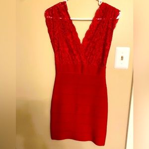 EUC BeBe Women’s Dress Size Small Red